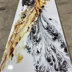 Foglio di marmo in PVC per la decorazione domestica