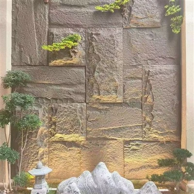 Impiallacciatura di pietra PU naturale realistica